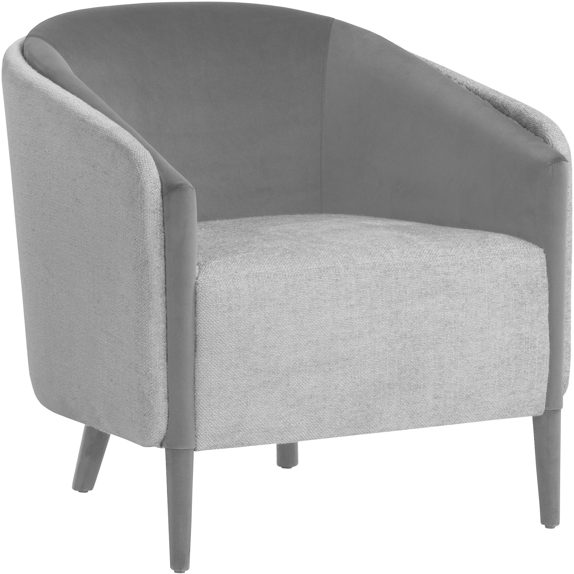 Sheva San Remo Winter Cloud / Antonio Charcoal Armchair